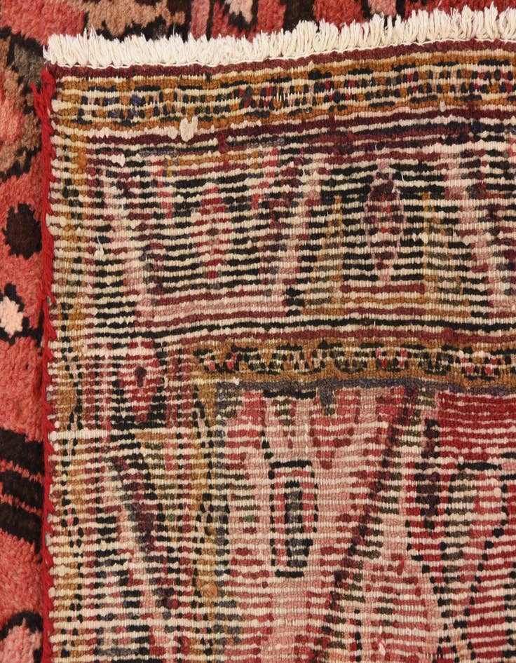 Detail image of 3' 3 x 9' 3 Hand Knotted Borchelu Persian Wool Runner Rug