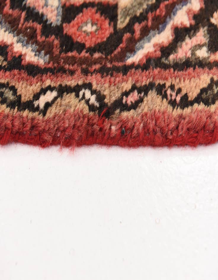 Detail image of 3' 3 x 9' 3 Hand Knotted Borchelu Persian Wool Runner Rug