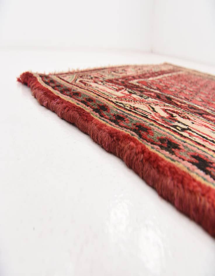 Detail image of 3' 6 x 10' Hand Knotted Botemir Persian Wool Runner Rug