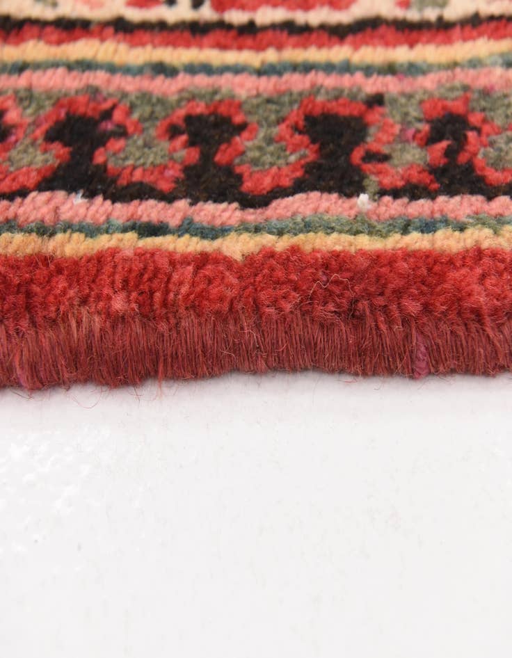 Detail image of 3' 6 x 10' Hand Knotted Botemir Persian Wool Runner Rug