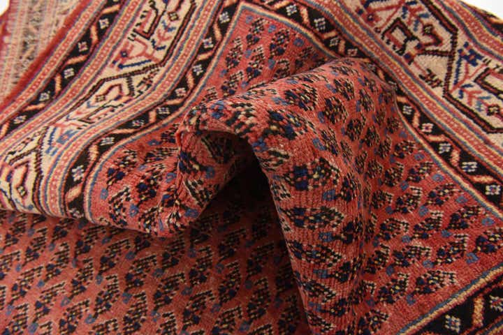 3' 6 x 10' 2 Hand Knotted Botemir Persian Wool Runner Rug