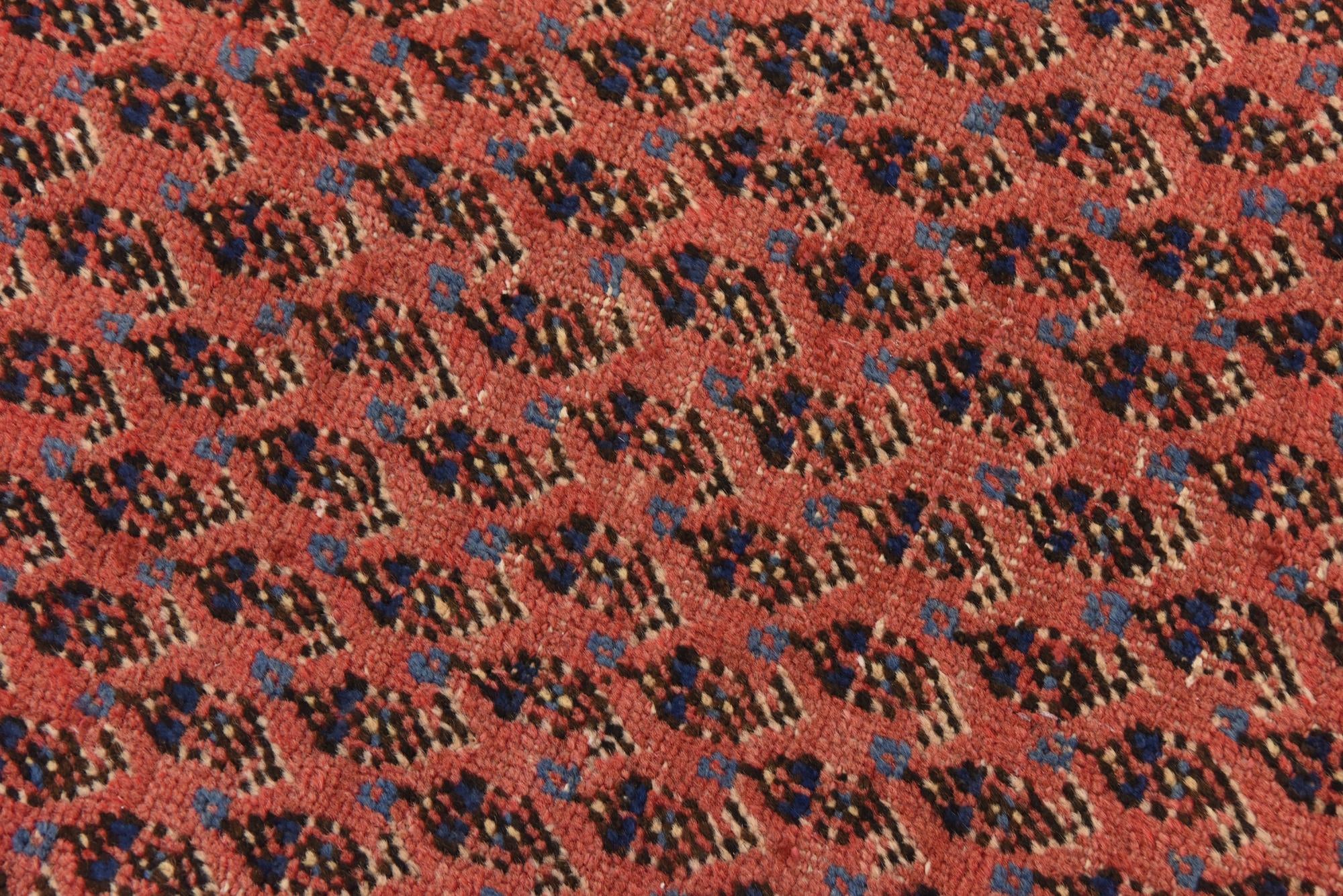 3' 6 x 10' 2 Hand Knotted Botemir Persian Wool Runner Rug