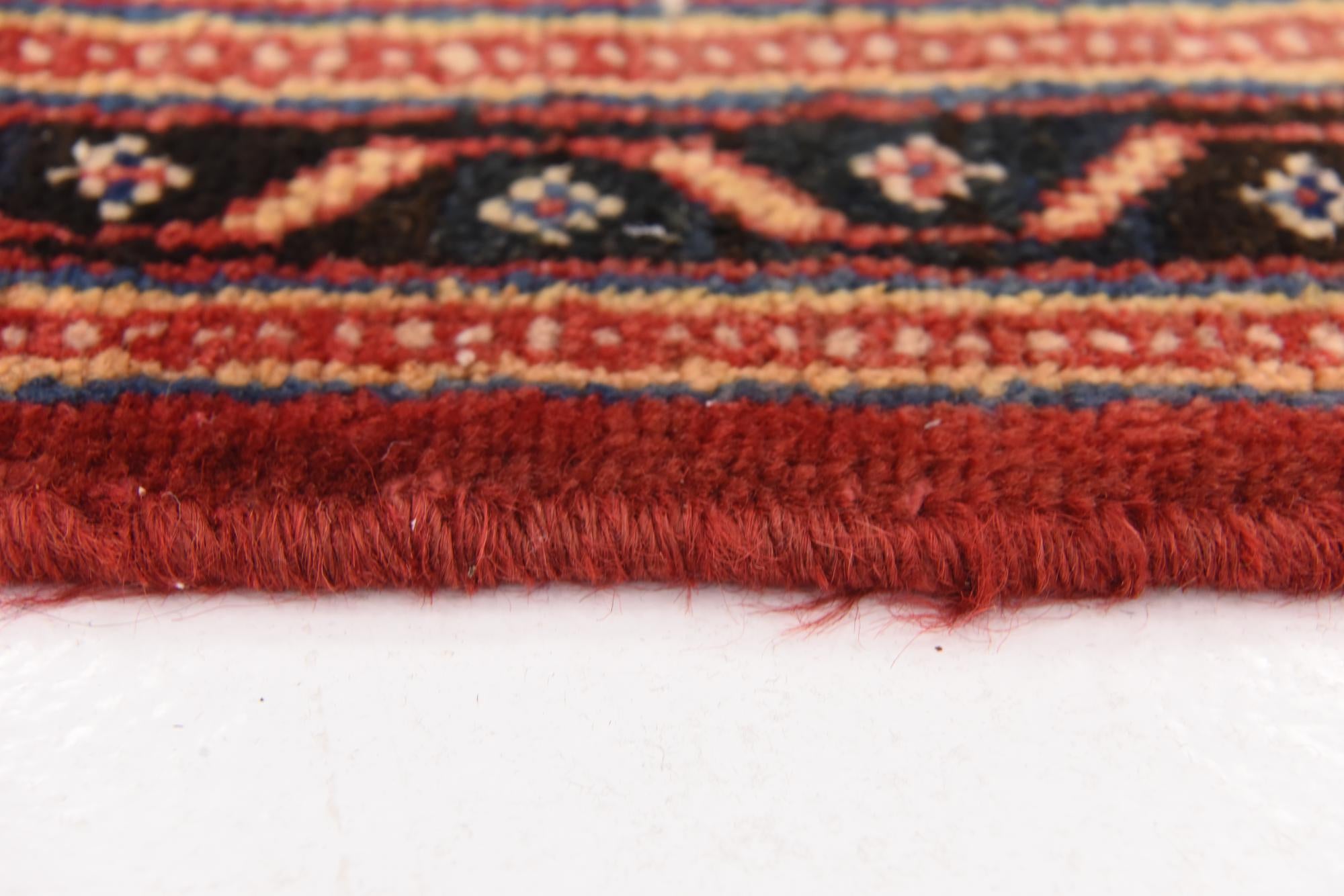 3' 6 x 10' 2 Hand Knotted Botemir Persian Wool Runner Rug