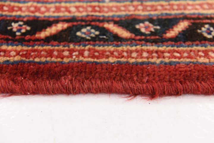 3' 6 x 10' 2 Hand Knotted Botemir Persian Wool Runner Rug