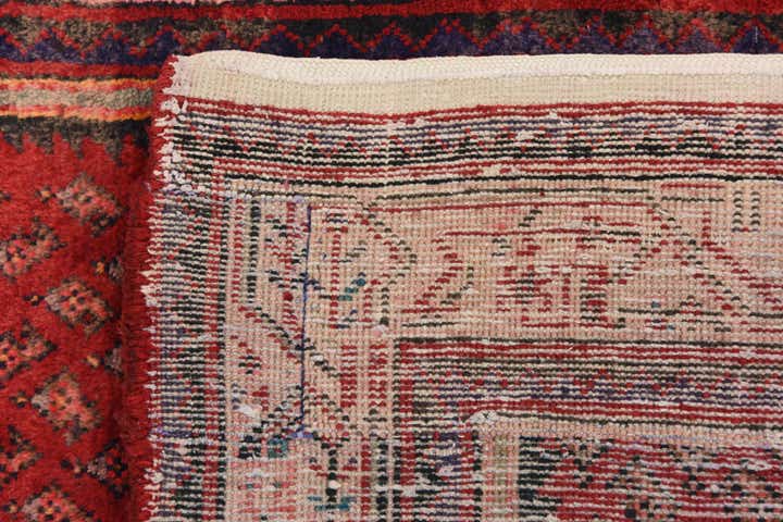 3' 8 x 10' 9 Hand Knotted Botemir Persian Wool Runner Rug