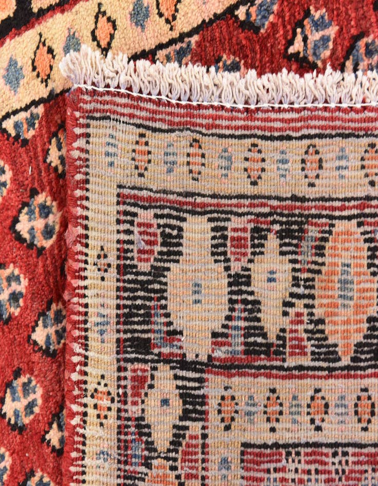 Detail image of 3' 9 x 10' 9  Hand Knotted Botemir Persian Wool Runner Rug