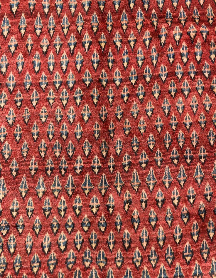 Detail image of 3' 9 x 10' 9  Hand Knotted Botemir Persian Wool Runner Rug