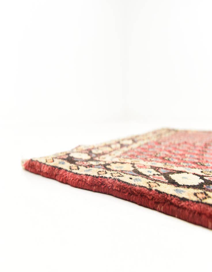 Detail image of 3' 9 x 10' 9  Hand Knotted Botemir Persian Wool Runner Rug