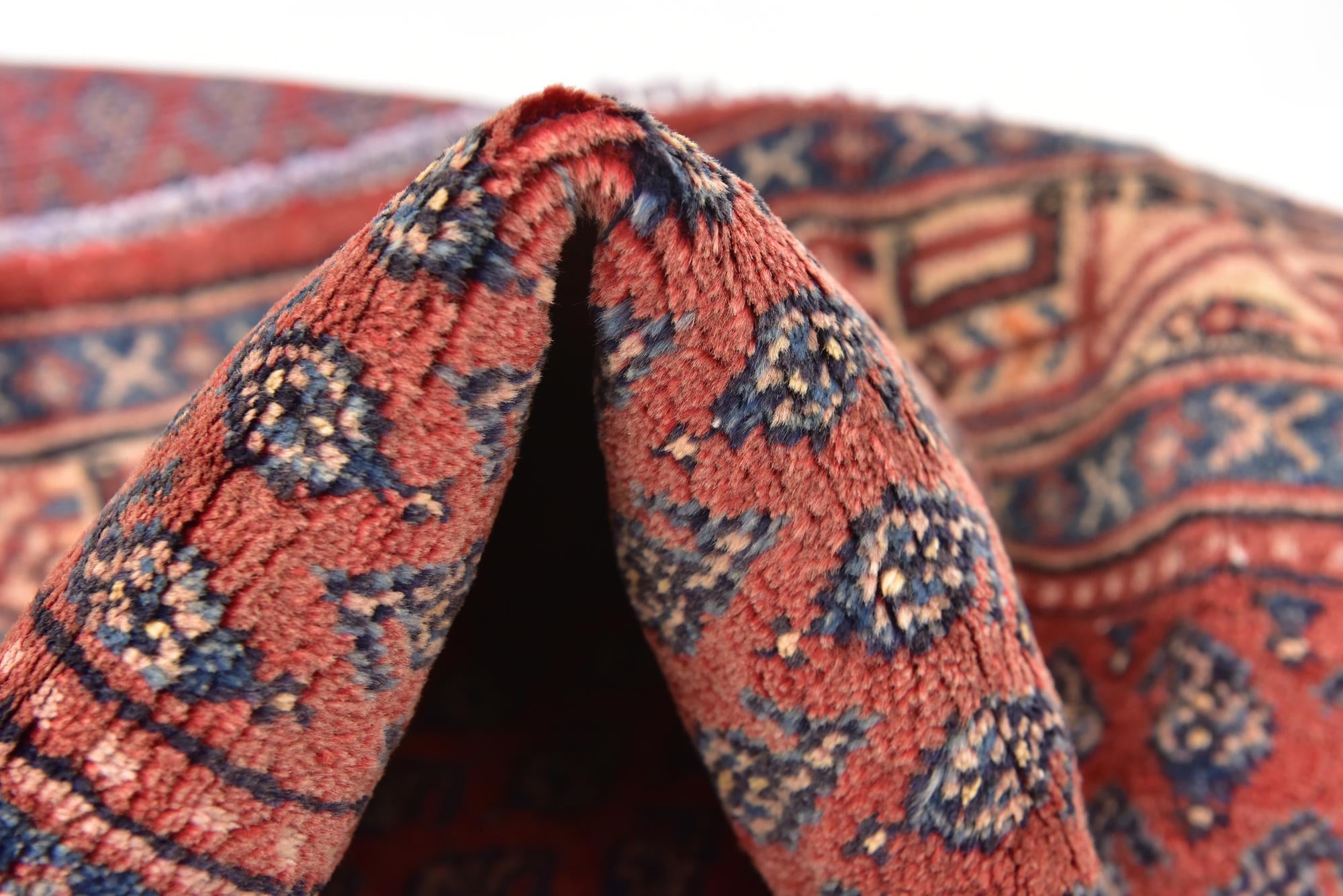3' 9 x 10' 9 Hand Knotted Botemir Persian Wool Runner Rug