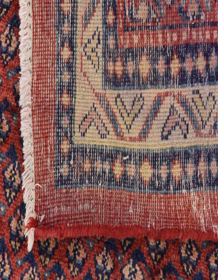 Detail image of 3' 7 x 9' 9  Hand Knotted Botemir Persian Wool Runner Rug