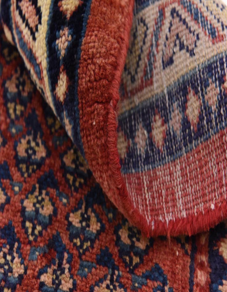 Detail image of 3' 7 x 9' 9  Hand Knotted Botemir Persian Wool Runner Rug