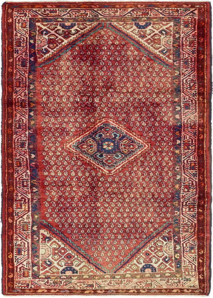 3' 5 x 10' Hand Knotted Botemir Persian Wool Runner Rug
