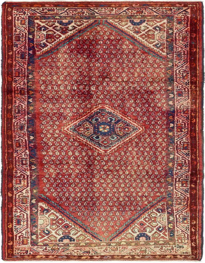 3' 5 x 10' Hand Knotted Botemir Persian Wool Runner Rug