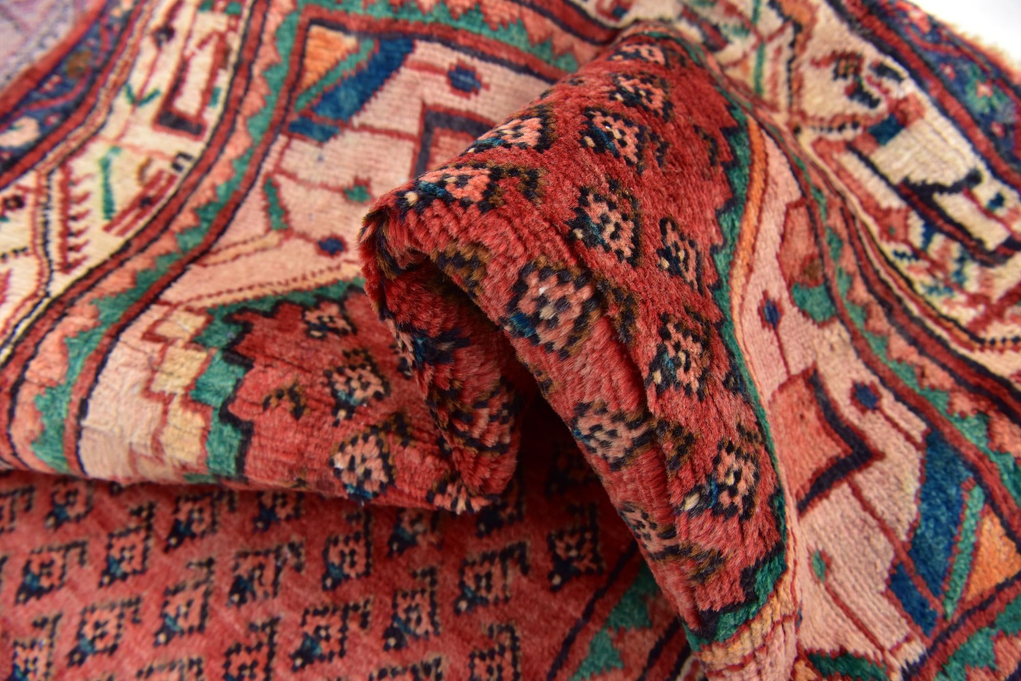 3' 5 x 10' 2 Hand Knotted Botemir Persian Wool Runner Rug