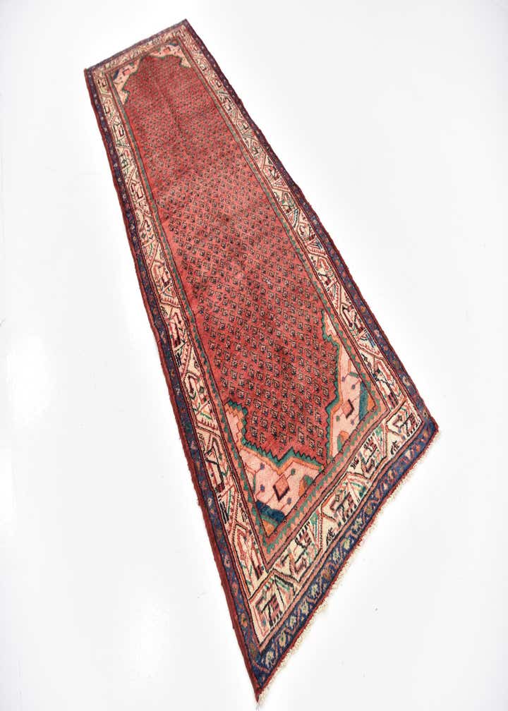 3' 5 x 10' 2 Hand Knotted Botemir Persian Wool Runner Rug