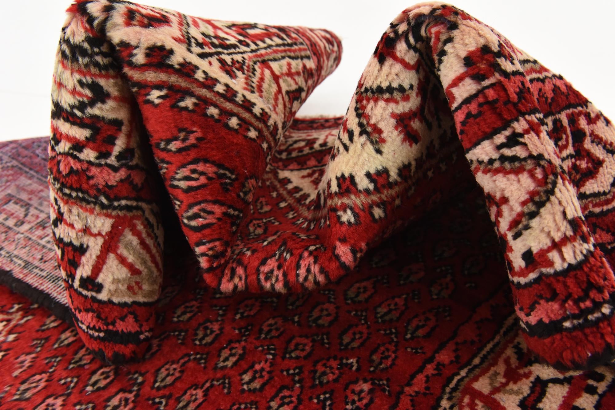 3' 6 x 9' 11 Hand Knotted Botemir Persian Wool Runner Rug