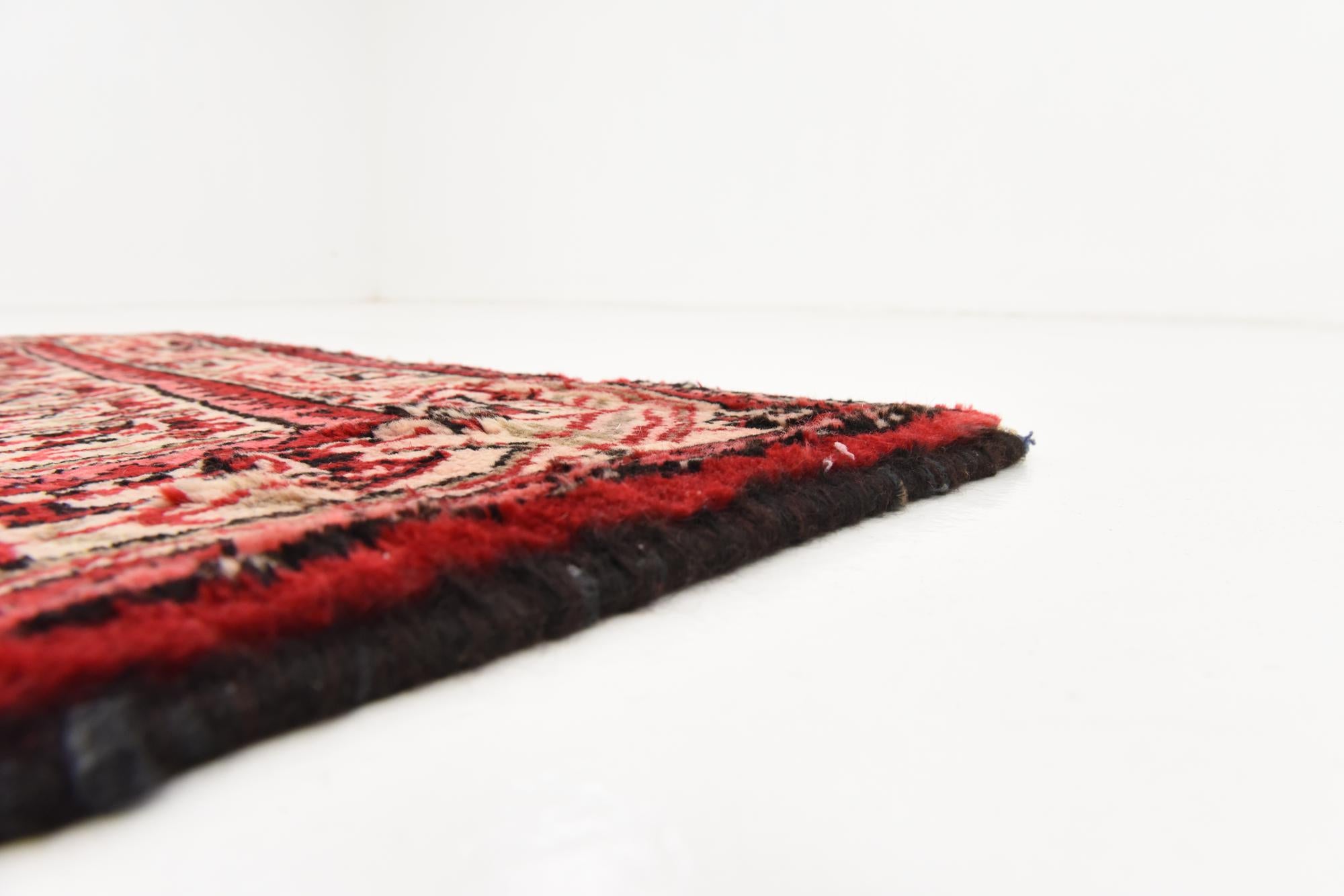 3' 6 x 9' 11 Hand Knotted Botemir Persian Wool Runner Rug