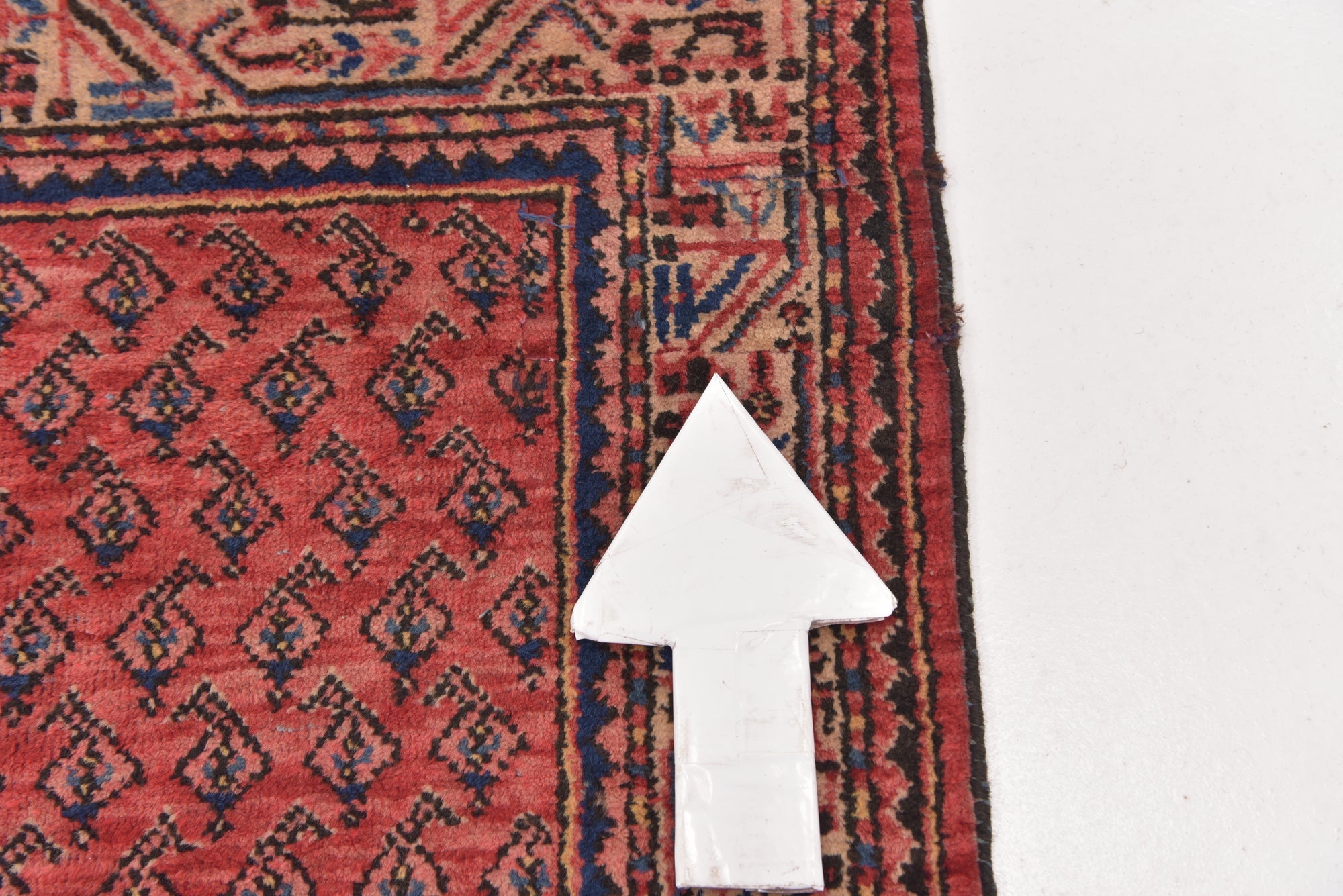 3' 4 x 7' 2 Hand Knotted Botemir Persian Wool Runner Rug
