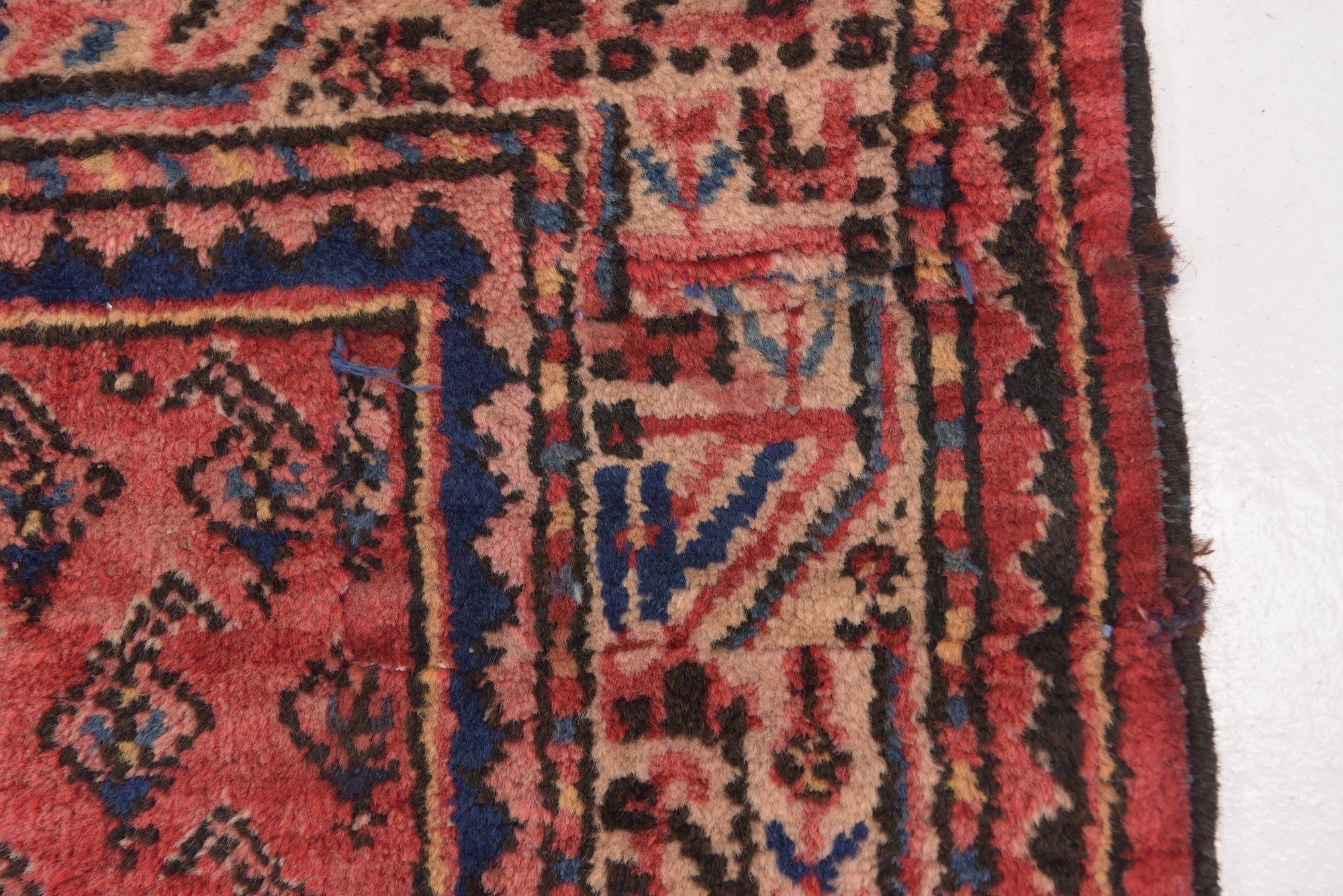 3' 4 x 7' 2 Hand Knotted Botemir Persian Wool Runner Rug