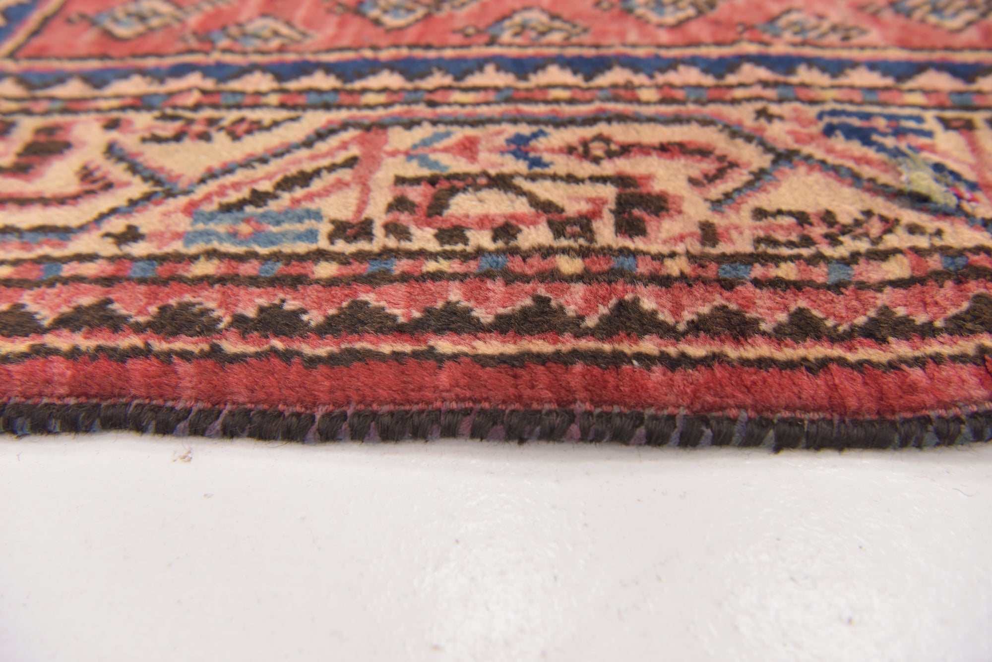 3' 4 x 7' 2 Hand Knotted Botemir Persian Wool Runner Rug