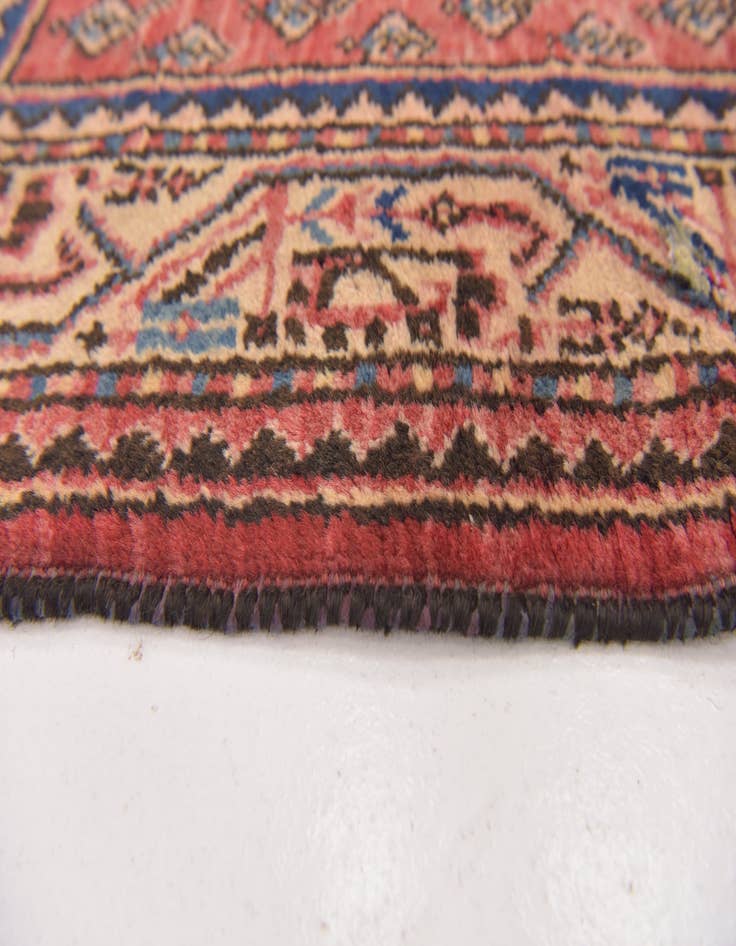 Detail image of 3' 4 x 7' 2 Hand Knotted Botemir Persian Wool Runner Rug