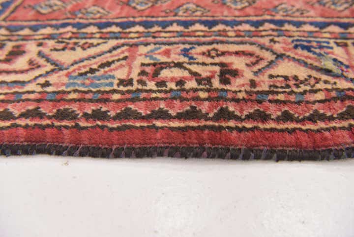 3' 4 x 7' 2 Hand Knotted Botemir Persian Wool Runner Rug