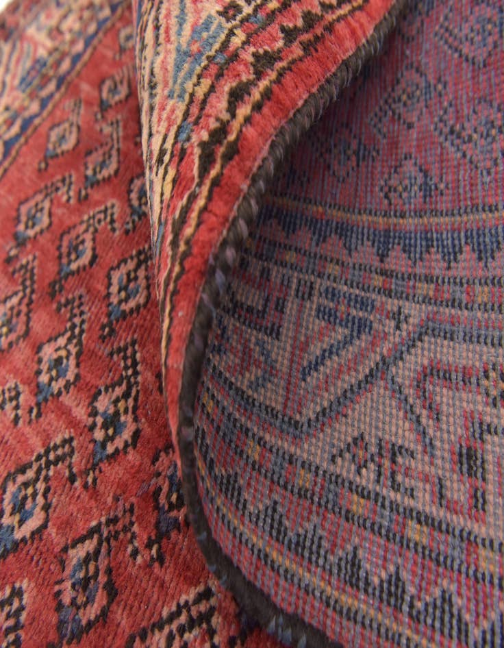 Detail image of 3' 4 x 7' 2 Hand Knotted Botemir Persian Wool Runner Rug