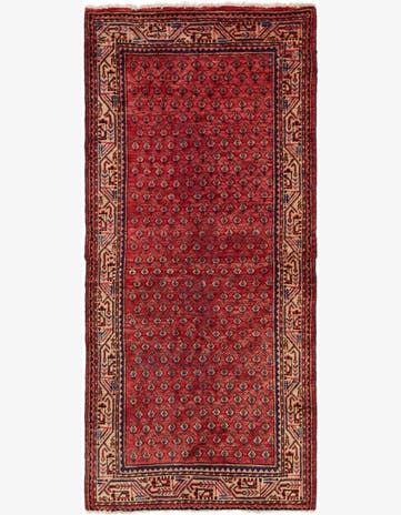 3' 4 x 7' 2 Hand Knotted Botemir Persian Wool Runner Rug