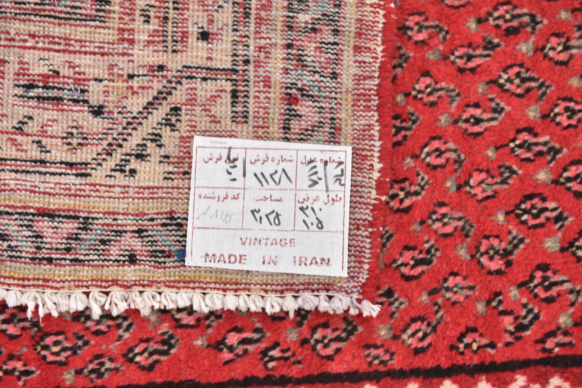 3' 6 x 10' 3 Hand Knotted Botemir Persian Wool Runner Rug