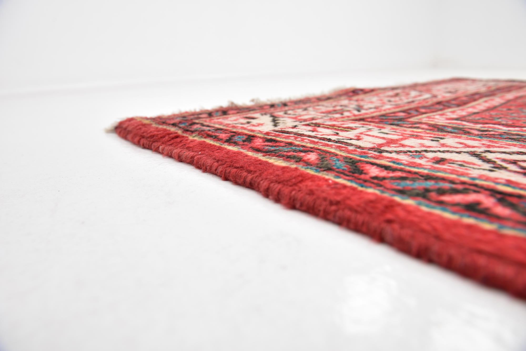 3' 6 x 10' 3 Hand Knotted Botemir Persian Wool Runner Rug
