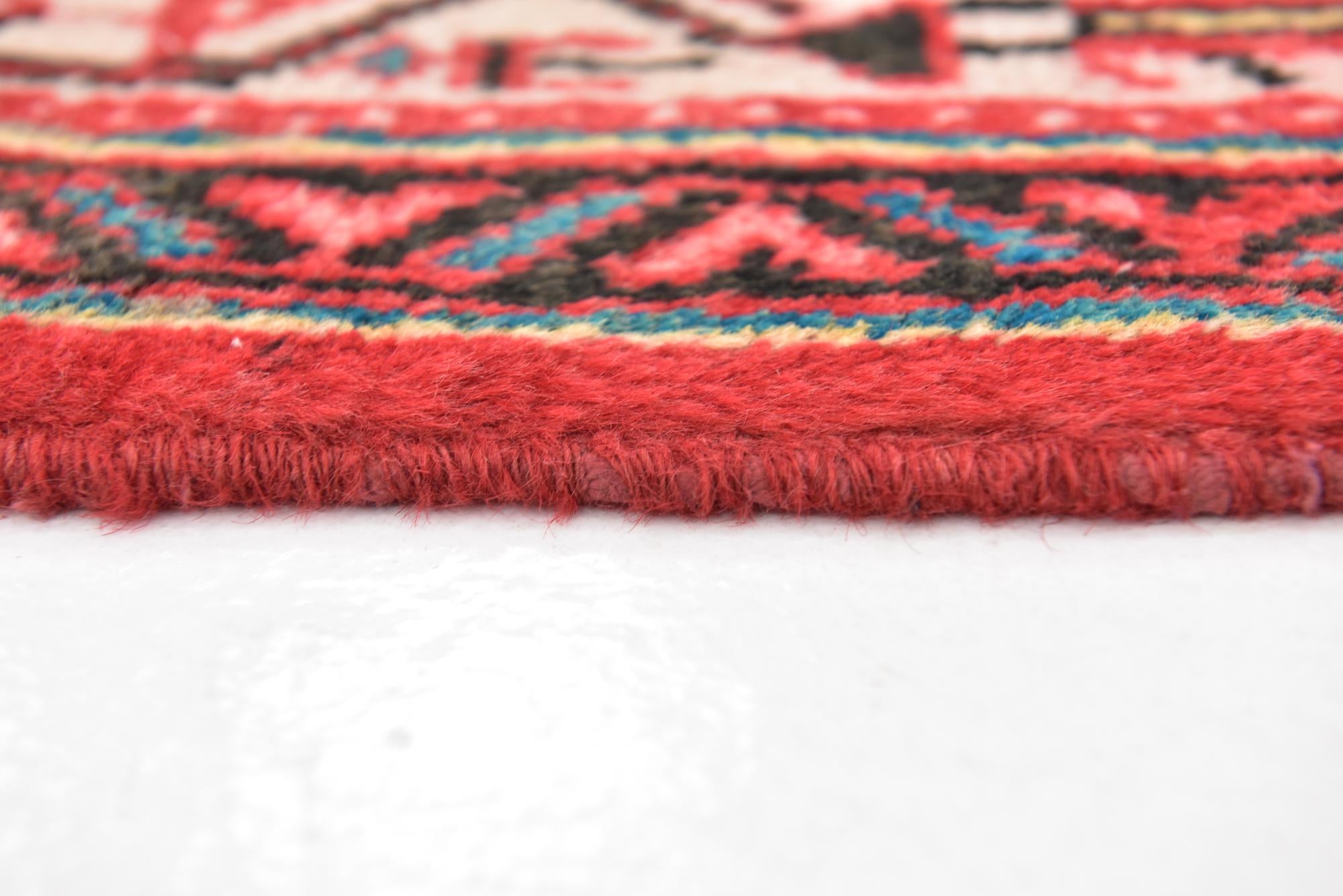 3' 6 x 10' 3 Hand Knotted Botemir Persian Wool Runner Rug