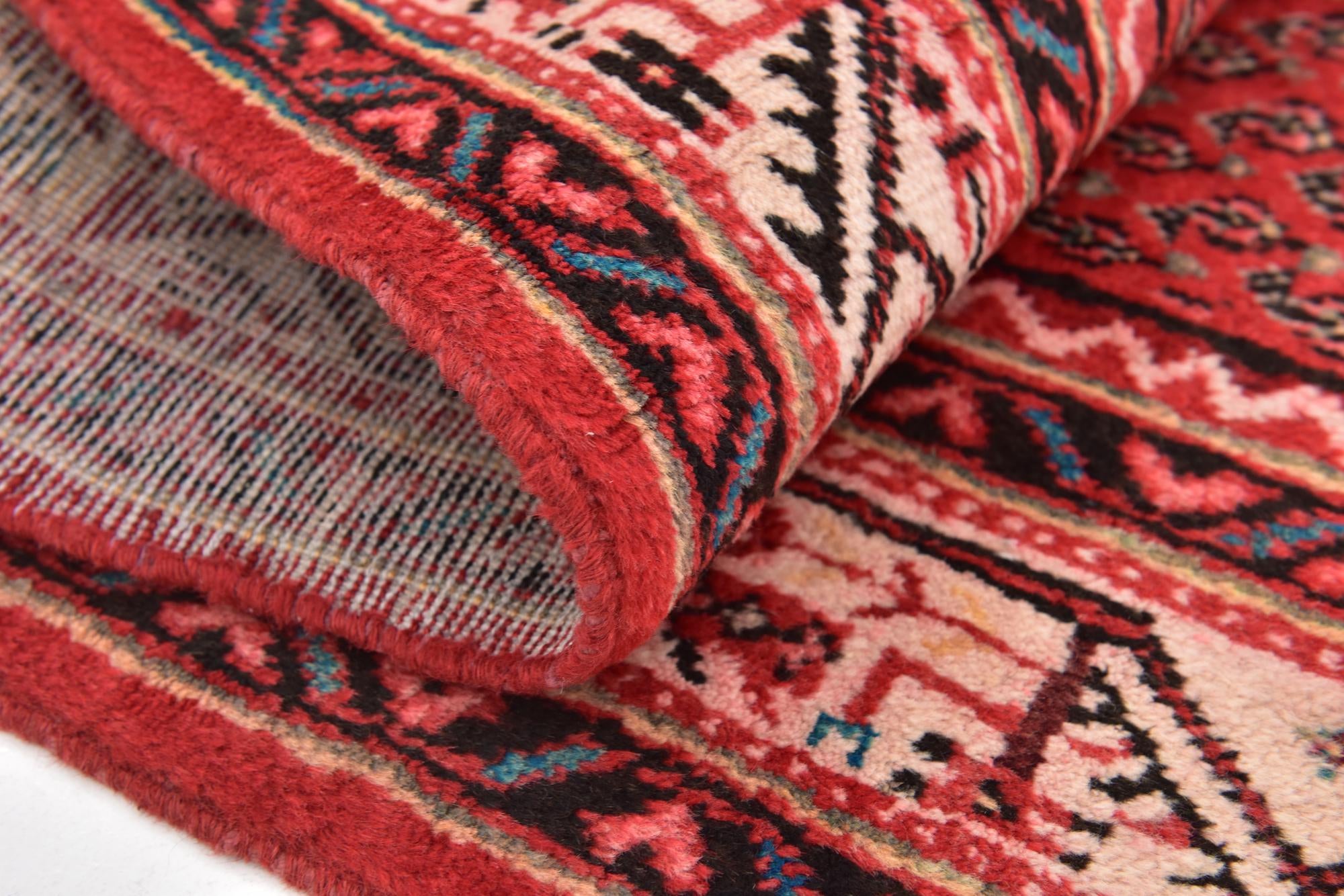3' 6 x 10' 3 Hand Knotted Botemir Persian Wool Runner Rug