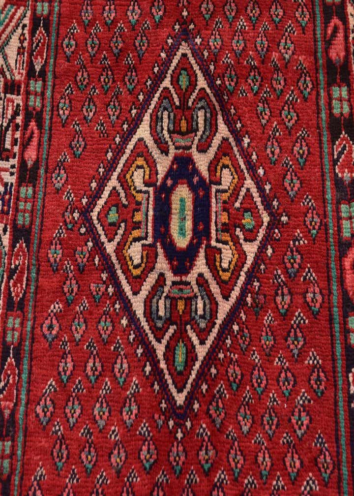 3' 7 x 10' Hand Knotted Botemir Persian Wool Runner Rug