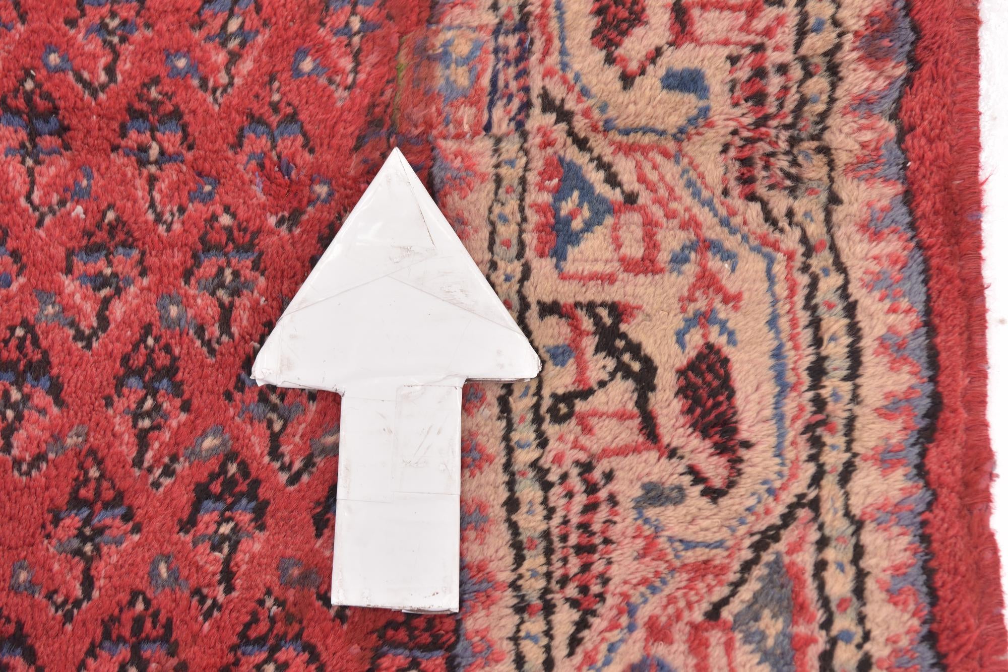 3' 9 x 10' Hand Knotted Botemir Persian Wool Runner Rug