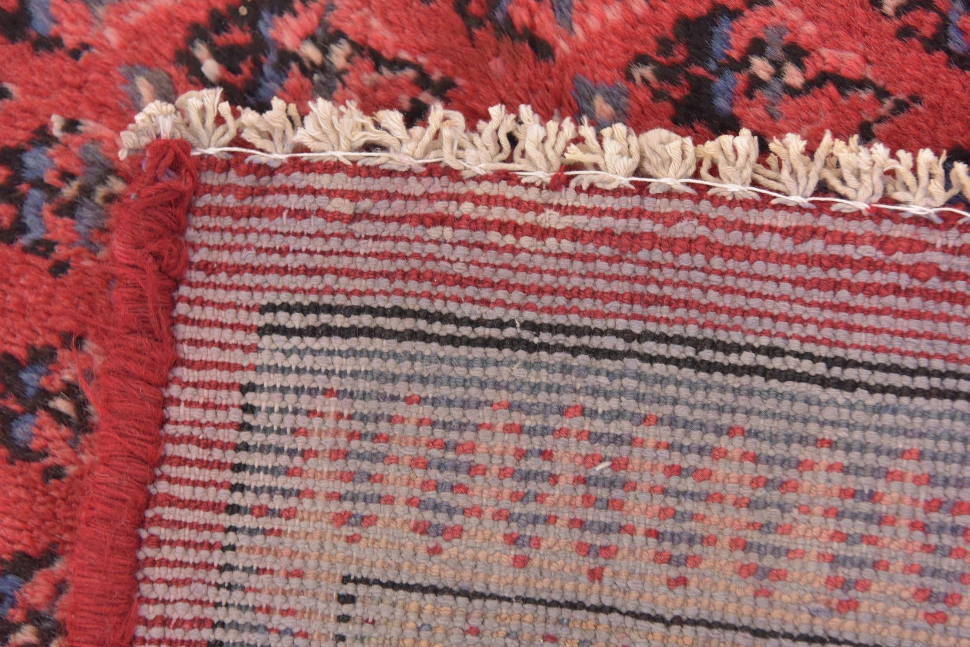 3' 9 x 10' Hand Knotted Botemir Persian Wool Runner Rug