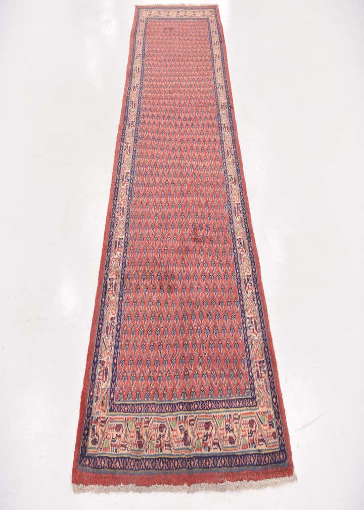 3' 10 x 10' 8 Hand Knotted Botemir Persian Wool Runner Rug