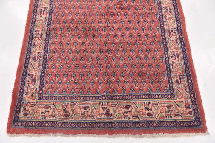 3' 10 x 10' 8 Hand Knotted Botemir Persian Wool Runner Rug