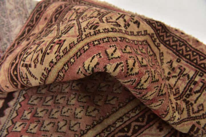 3' 7 x 10' 2 Hand Knotted Botemir Persian Wool Runner Rug