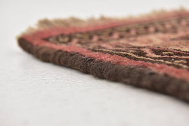 Detail image of 3' 7 x 10' 2 Hand Knotted Botemir Persian Wool Runner Rug