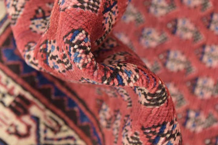 3' 7 x 11' Hand Knotted Botemir Persian Wool Runner Rug