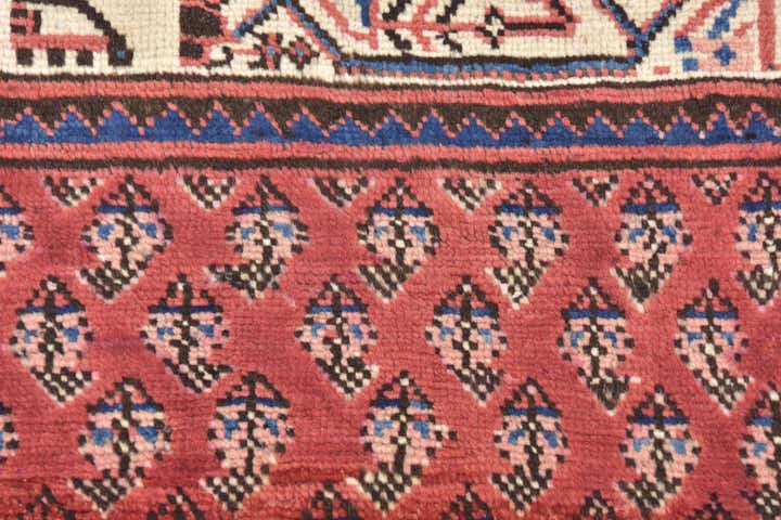 3' 7 x 11' Hand Knotted Botemir Persian Wool Runner Rug