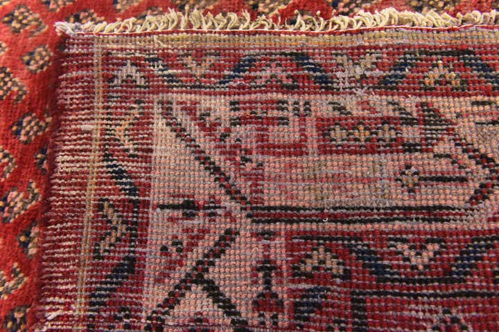 3' 7 x 10' 4 Hand Knotted Botemir Persian Wool Runner Rug