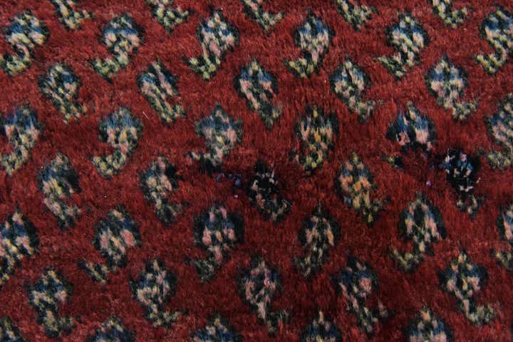 4' 5 x 7' 8 Hand Knotted Botemir Persian Wool Runner Rug
