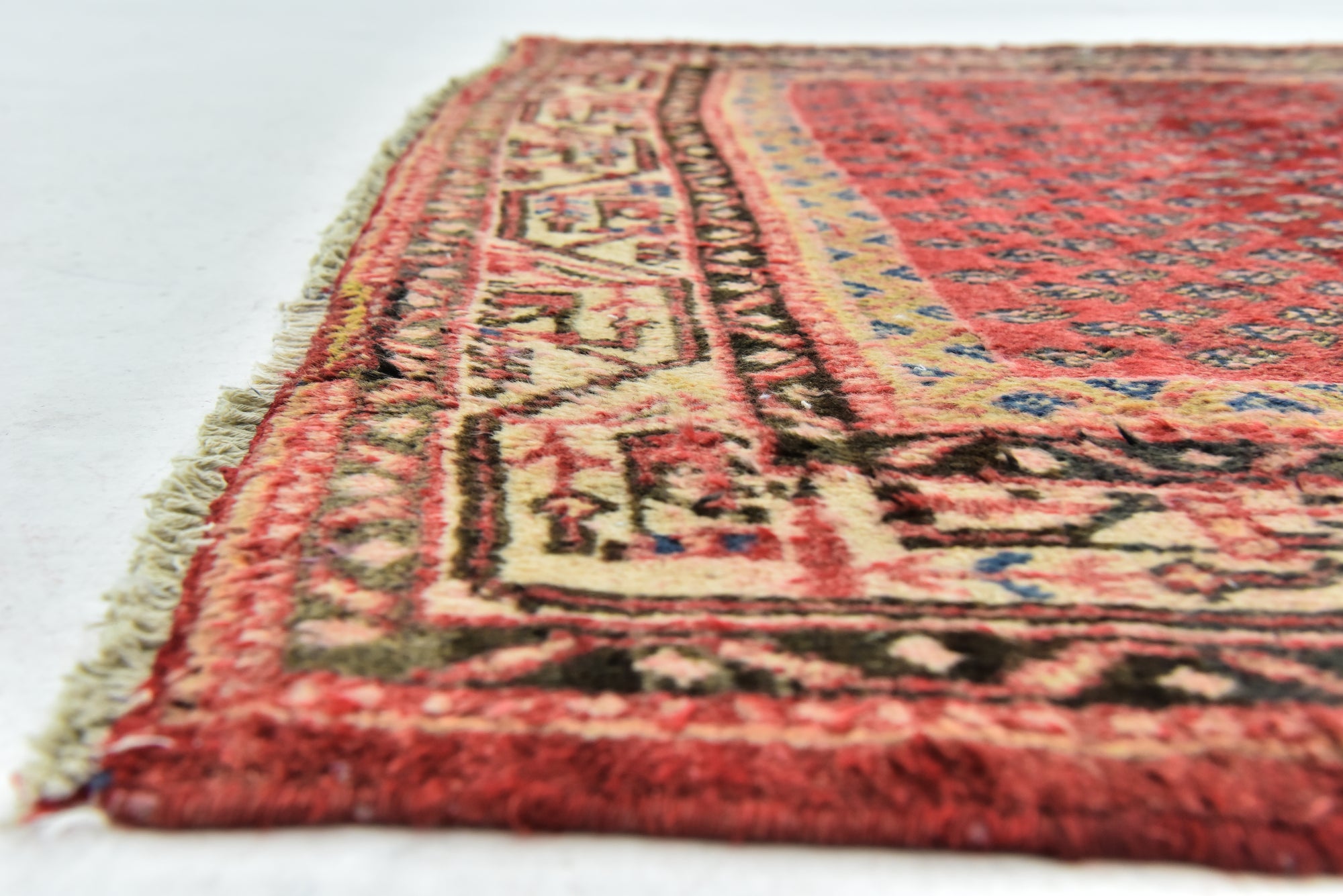 4' 5 x 7' 8 Hand Knotted Botemir Persian Wool Runner Rug