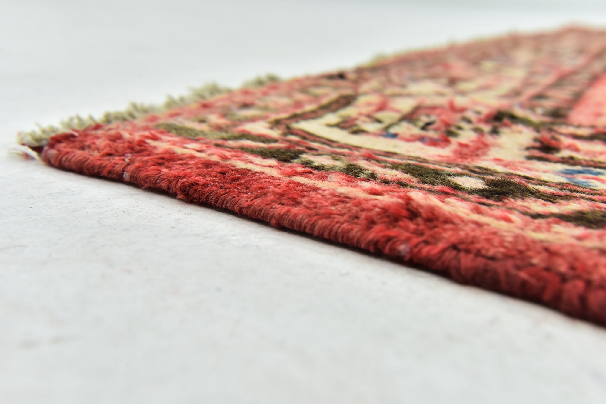 4' 5 x 7' 8 Hand Knotted Botemir Persian Wool Runner Rug