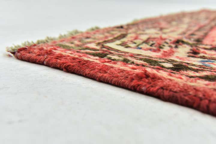 4' 5 x 7' 8 Hand Knotted Botemir Persian Wool Runner Rug
