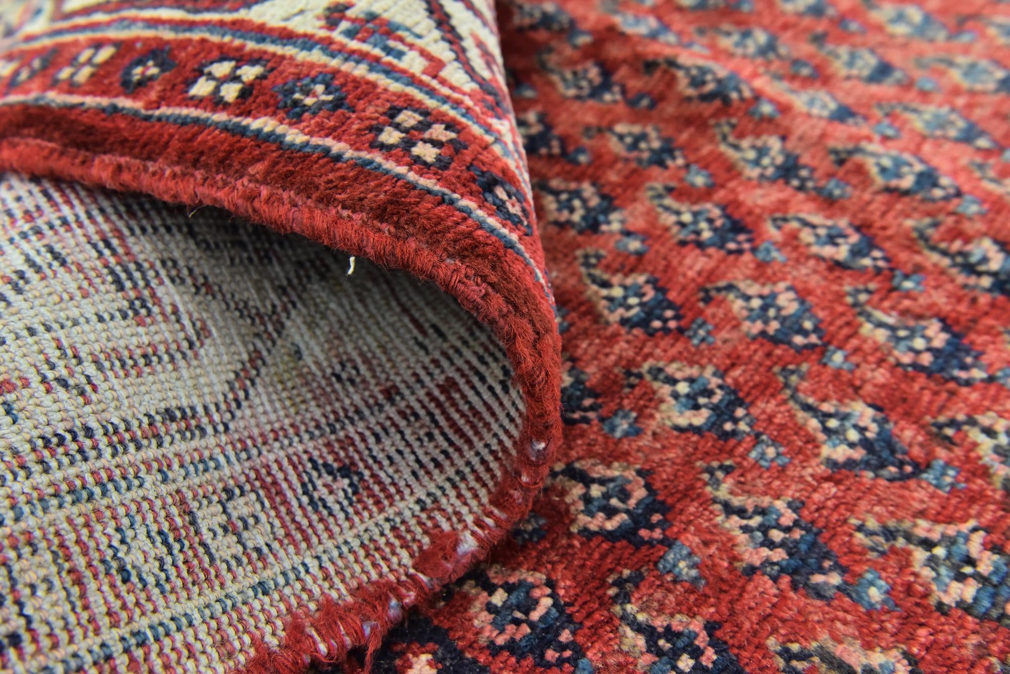 3' 7 x 9' 10 Hand Knotted Botemir Persian Wool Runner Rug