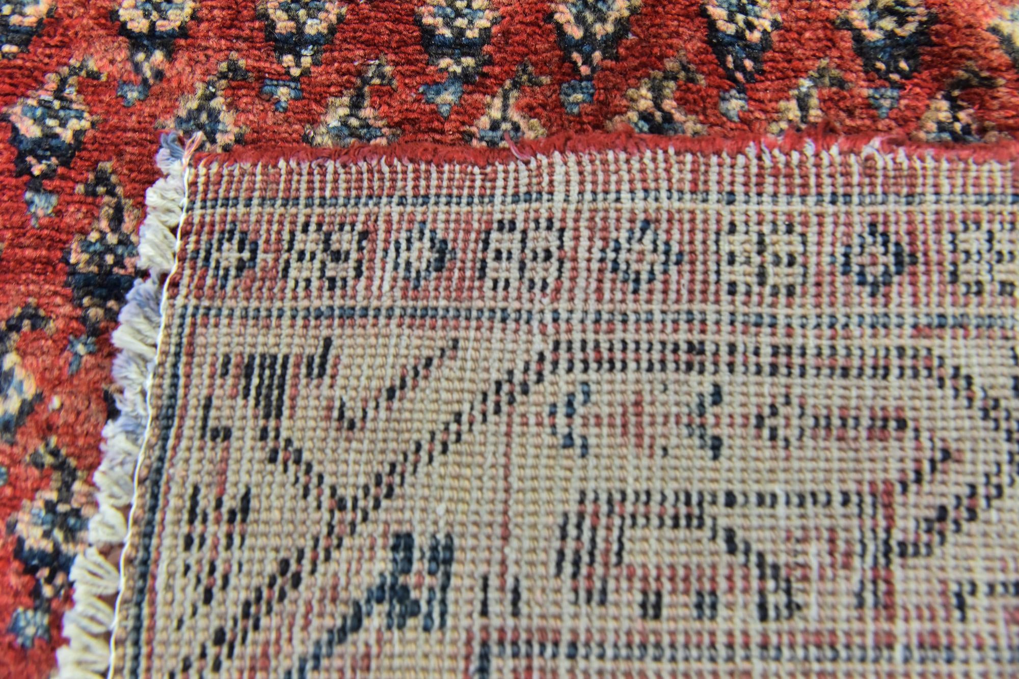 3' 7 x 9' 10 Hand Knotted Botemir Persian Wool Runner Rug
