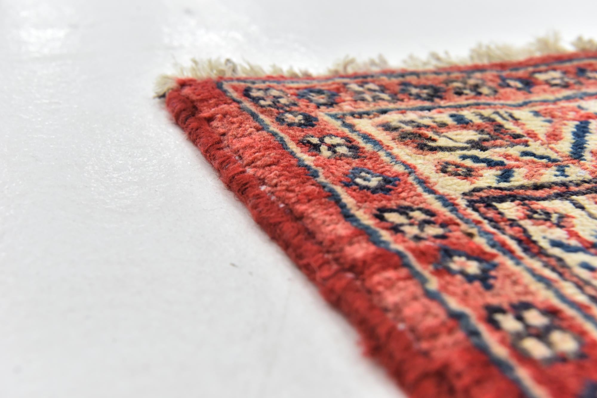 3' 7 x 9' 10 Hand Knotted Botemir Persian Wool Runner Rug