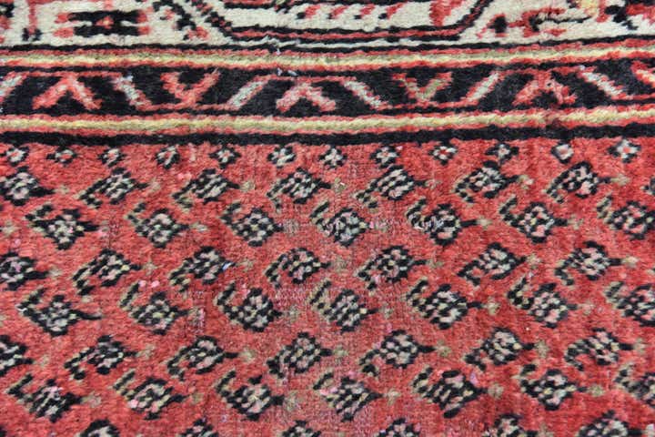3' 6 x 10' 1 Hand Knotted Botemir Persian Wool Runner Rug